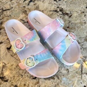 NEW Stoney Clover x Target Tie Dye Sandals, Size 9